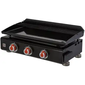 Comparateur de prix : Plancha à gaz BRASERO Silvia II G 3 Feux - Plaque Fonte émaillée - 67 ...