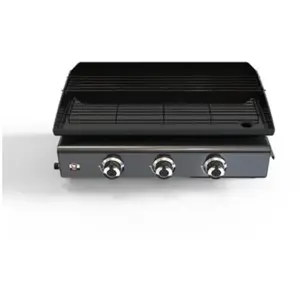 Comparateur de prix : Plancha gaz Brasero Silvia II G 3 feux plaque acier