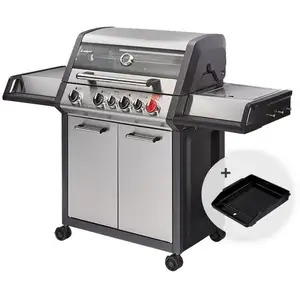 Comparateur de prix : ENDERS - Barbecue Monroe Pro 4 SIK Turbo - 4 brûleurs dont 1 Turbo Zon...