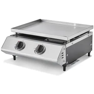 Comparateur de prix : BRASERO Plancha Cadix 2 feux - COOKING BOX - Surface de cuisson 45,5x3...