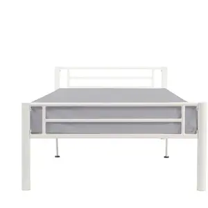 Lit simple 90x190 cm OLE coloris blancVendu parconforama