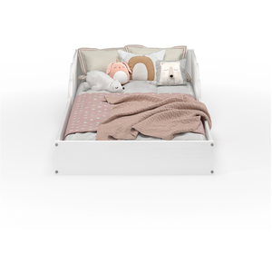 Lit simple 90x190 cm CLOUD W pas cher