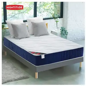Matelas + sommier Ressorts 160x200 cm NIGHTITUDE LE PASSIONNE pas cher