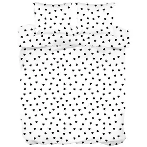Parure de lit Housse+ 2 taies 240x220 cm AMOUR pas cher