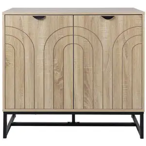 Buffet 2 portes ARCUS coloris bois clair pas cher