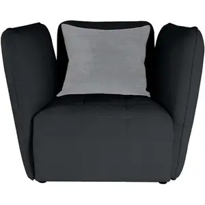 Fauteuil fixe SOPHIE coloris noir pas cher