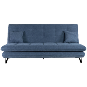 Banquette-lit clic clac LINA coloris bleu pas cher