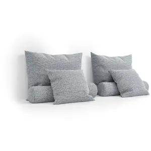 Lot de 6 coussins PEGASE coloris grisVendu parconforama