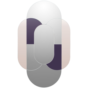 Miroir 100 cm 60 cm Livia pas cher