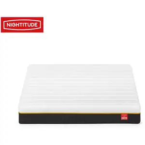 Matelas mousse + mémoire de forme 140x190 cm NIGHTITUDE LIMAO pas cher