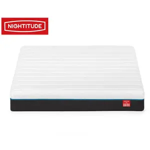 Matelas Mousse + latex 160x200 cm NIGHTITUDE AZUL pas cher