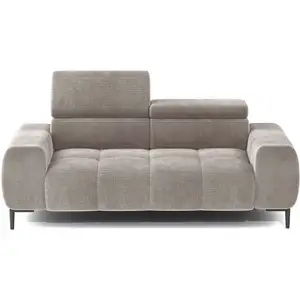 Canapé droit relax électrique 3 places IMPERIA coloris beige pas cher
