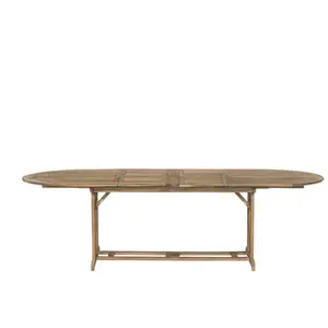 Table de jardin en acacia avec double extension 180-220-260 cm LANGKAW... pas cher