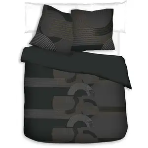 Parure de lit Housse+ 2 taies 240x260cm DISQUE pas cher