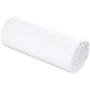Drap housse 180x200 cm SATINA coloris blanc pas cher