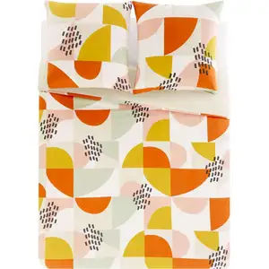 Parure de lit Housse+ 2 taies 240x260cm BLOM pas cher