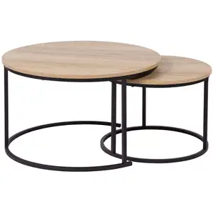 Table basse ronde PAMPA pas cher