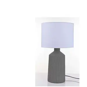 Lampe Céramique 51 cm KIARA coloris gris pas cher