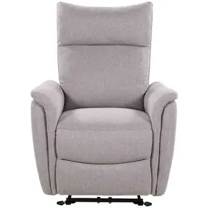 Conforama Fauteuil relaxation électrique en tissu MISSOURI coloris taupe pas cher