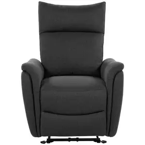 Fauteuil relaxation électrique en tissu MISSOURI coloris noir pas cher