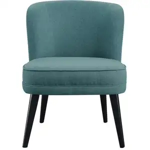Fauteuil fixe LOMOCO SULLY coloris bleu canard pas cher
