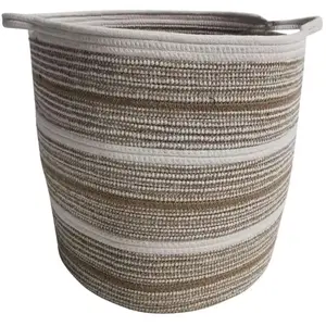 Panier avec anse grand modèle LOMOCO STRIP pas cher