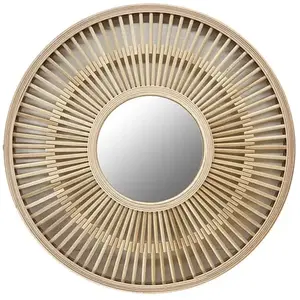 Miroir en bambou 60.5 cm CANOPY pas cher