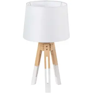Lampe à poser en bois 48cm STOCKHLOM pas cher