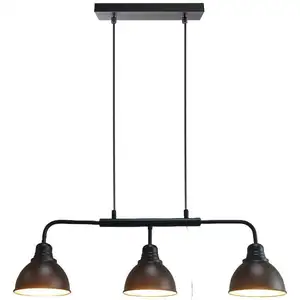 Lustre Métal 120 cm BACK 3 coloris noir pas cher