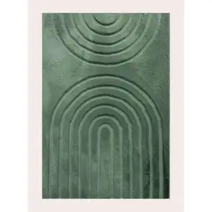 Tapis 120x170 cm SPHERE coloris kaki pas cher