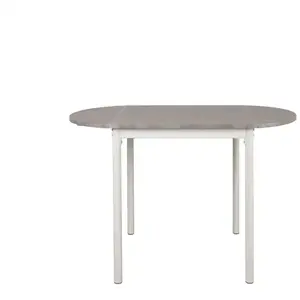 Table 67 cm avec allonge FLIPP coloris gris pas cher