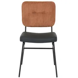 Chaise ALMA coloris orange pas cher