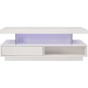 Table basse rectangulaire GALAXY 3 pas cher