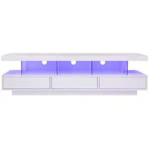 Meuble TV Bas à poser 160 cm GALAXY 3 pas cher