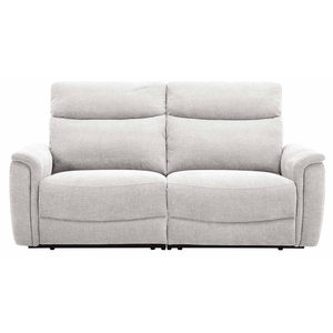 Canapé droit relax manuel beige 3 places WONDER coloris beige pas cher