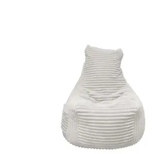 Poire en velours côtelé PESARO coloris blanc ivoireVendu parconforama