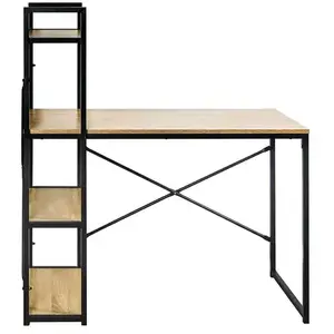 Bureau 110 cm ALLBLACKY pas cher