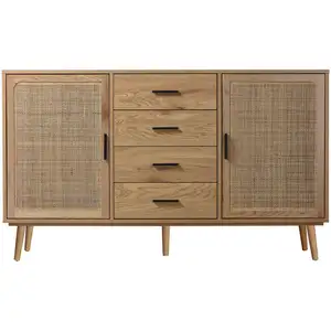 Buffet SAHARA coloris bois clair pas cher