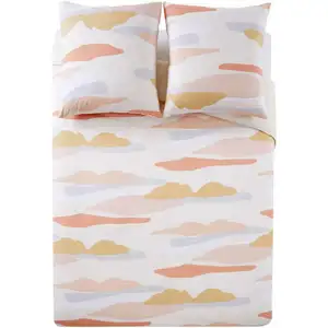 Parure de lit Housse+ 2 taies 240x220 cm LOMOCO HORIZON pas cher