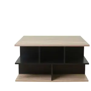 Table basse carrée MULTI CASES pas cher