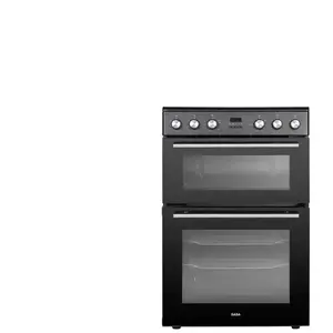 Cuisinière vitrocéramique double four 60 cm SABA DFV606023BKVendu parconforama