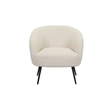 Fauteuil fixe LOMOCO BOUCLY coloris blanc pas cher