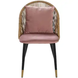 Chaise tissu KEYAH pas cher