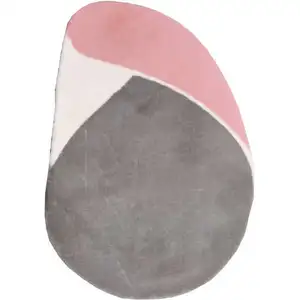 Tapis 120x170 cm CHIPS coloris rose pas cher