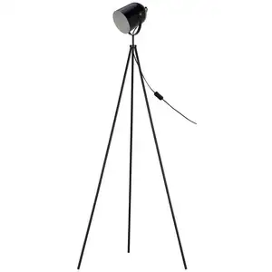 Lampadaire Métal 152 cm SPOT coloris noir pas cher