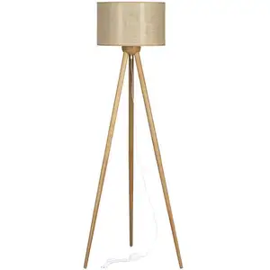 Lampadaire Bois 148 cm RITA pas cher