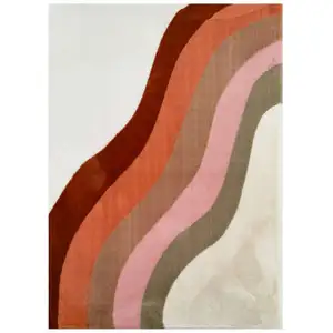 Tapis 200x300 cm ARC coloris rose pas cher