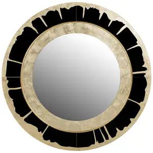 Miroir 90 cm VIVALDI coloris noir/or pas cher