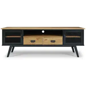 Meuble TV Bas à poser 164 cm DELRY pas cher