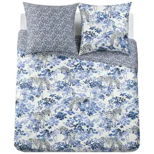 Parure de lit Housse+ 2 taies 220x240cm ZEBRA pas cher